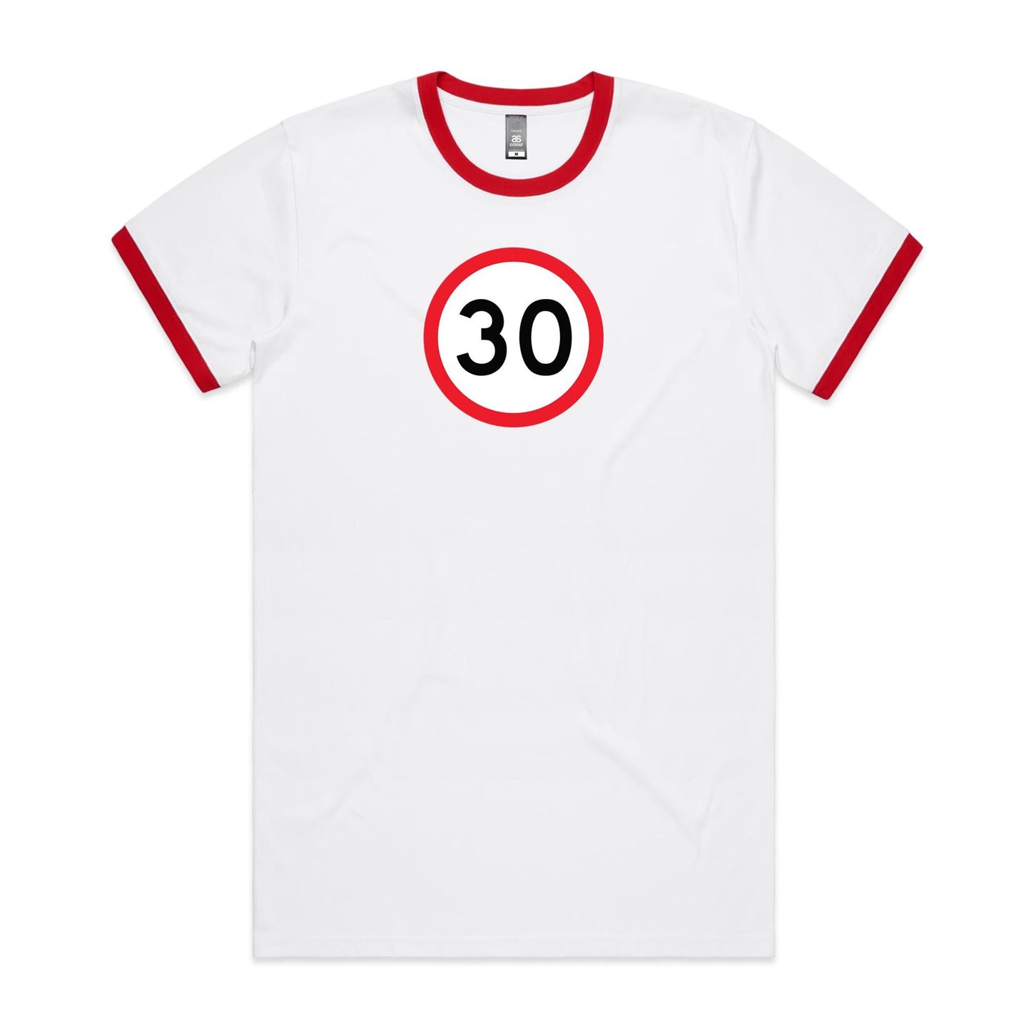 Age Milestone 30 Ringer T Shirts for Men (Unisex)