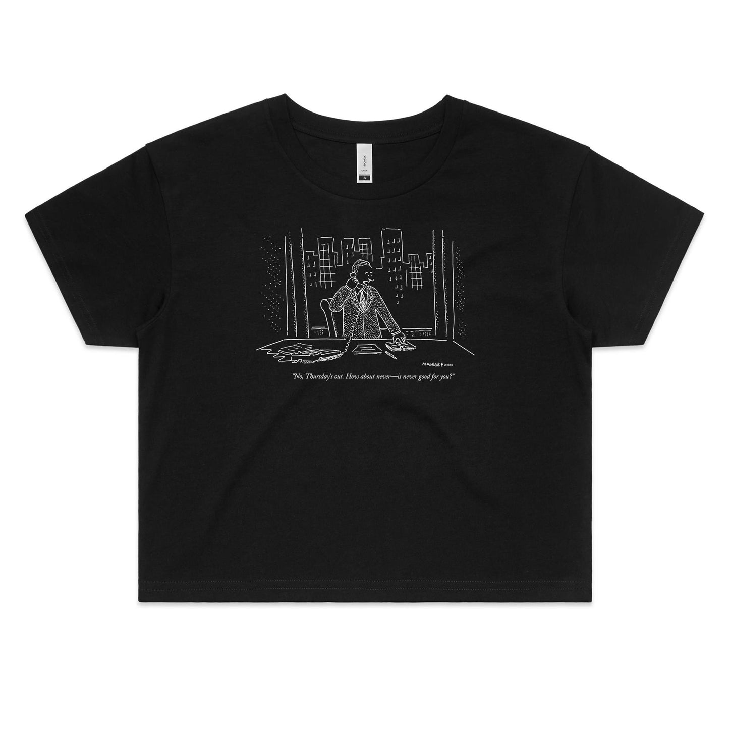 How About Never Crop T Shirts for Women