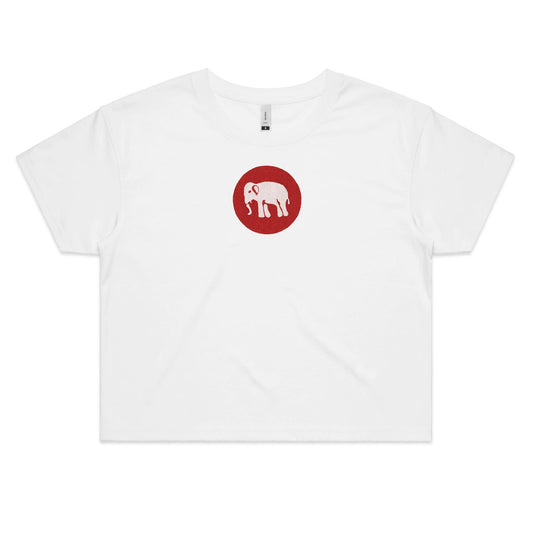 Elephant Crop T Shirts for Women