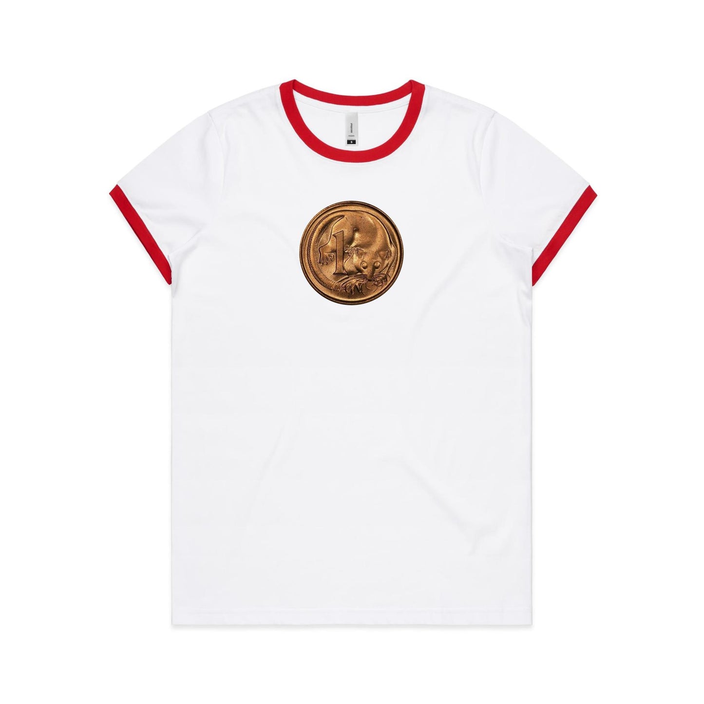 One Cent Ringer T Shirts for Women