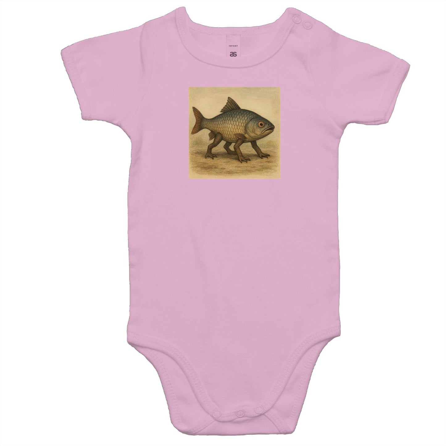Fish with Four Legs Baby Rompers