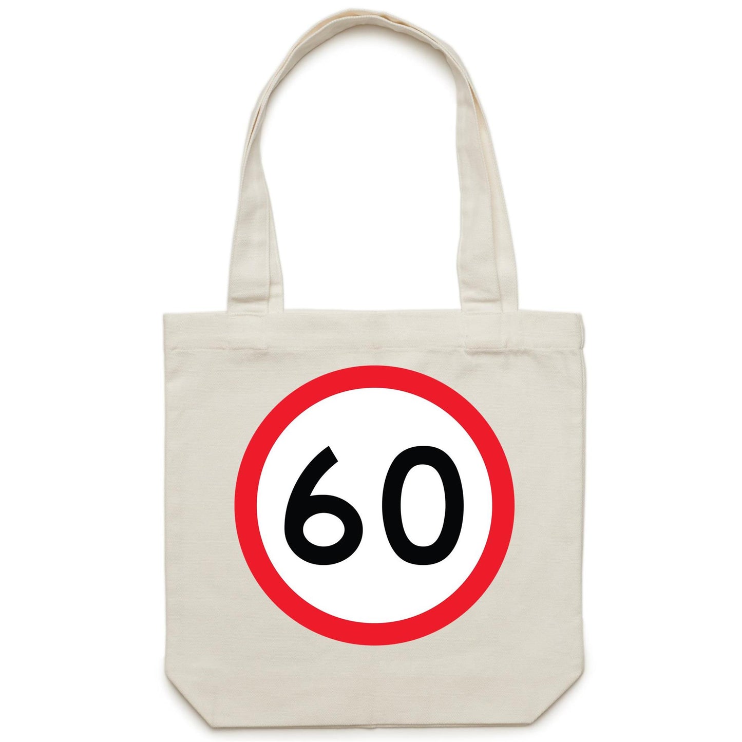 Age Milestone 60 Canvas Tote
