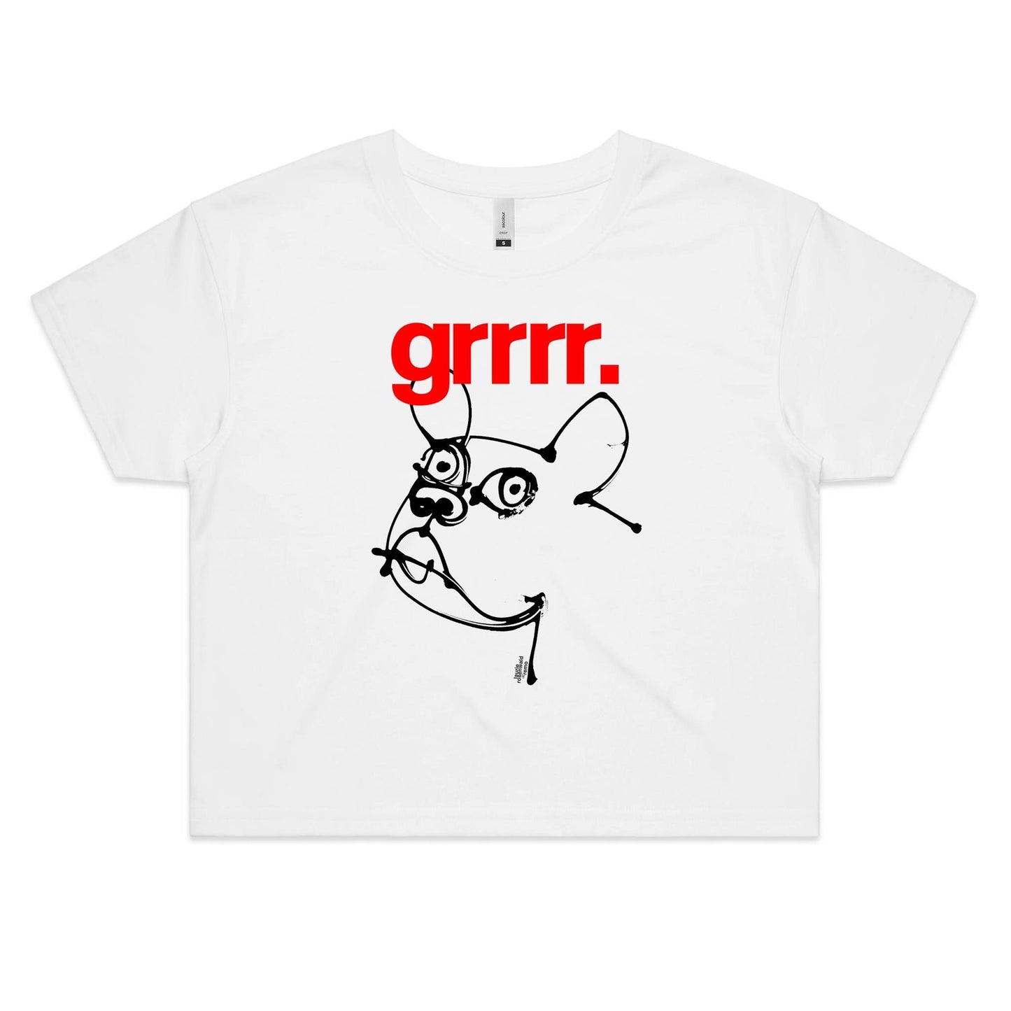 grr! Crop T Shirts for Women