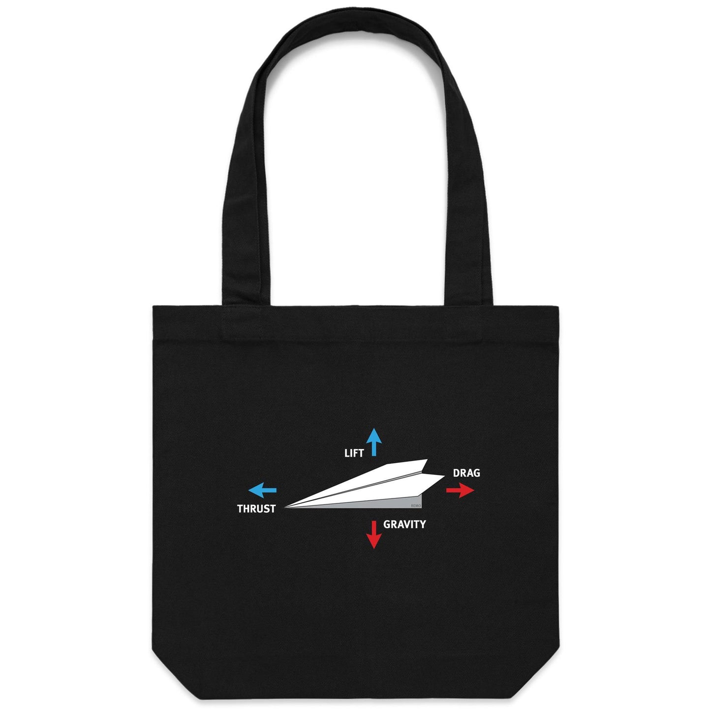 Paper Plane Canvas Totes