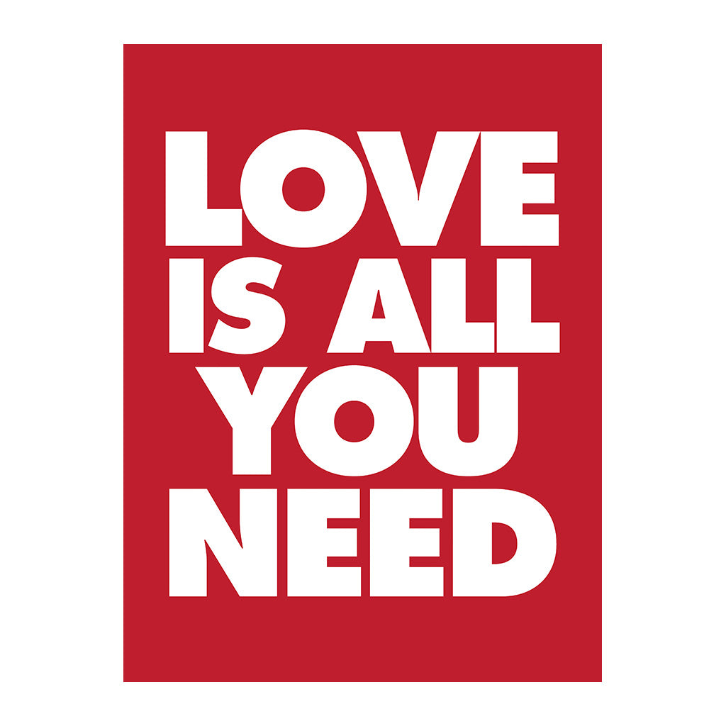 Love is all You Need Crop T Shirts for Women