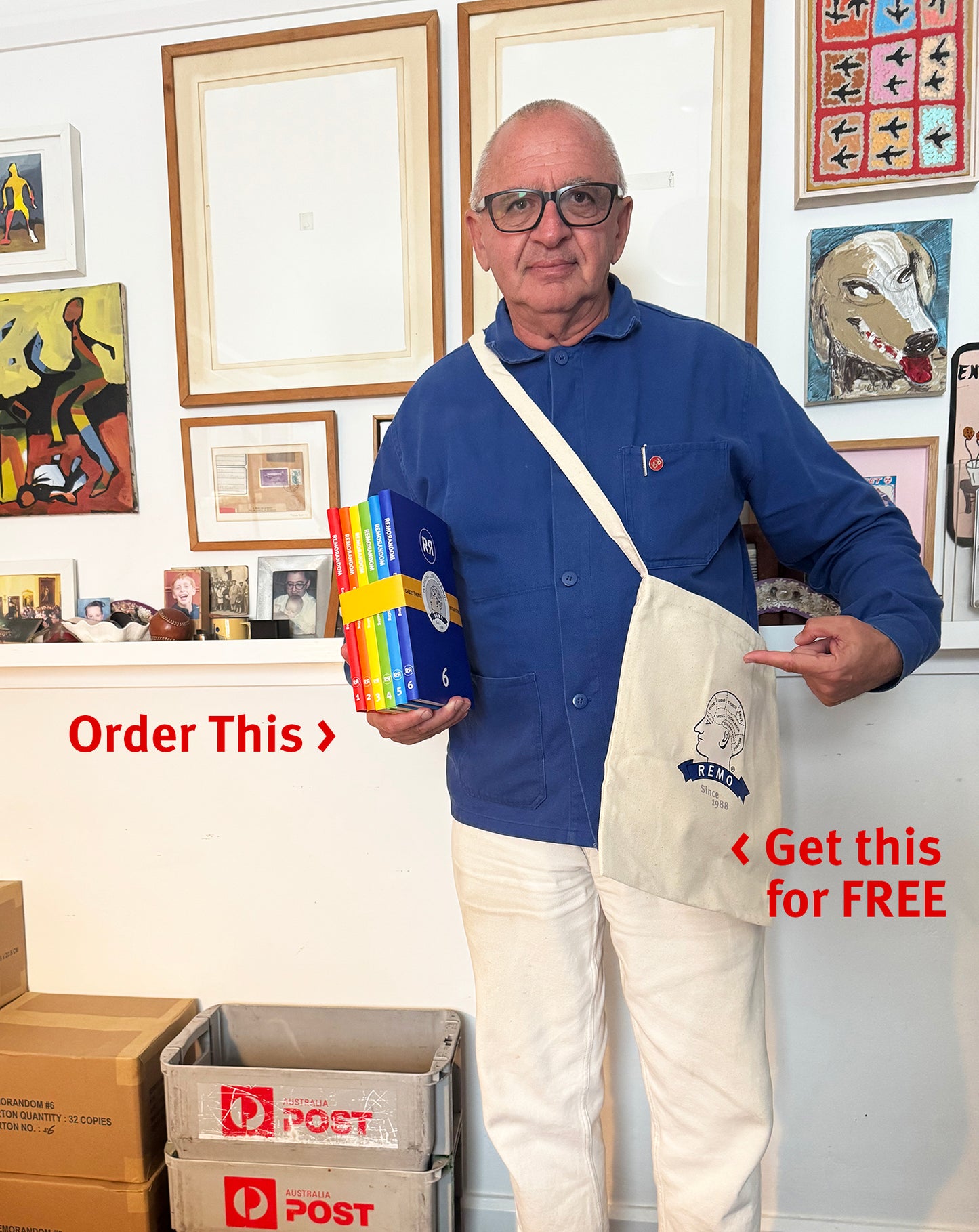 Limited Edition Canvas Messenger Tote