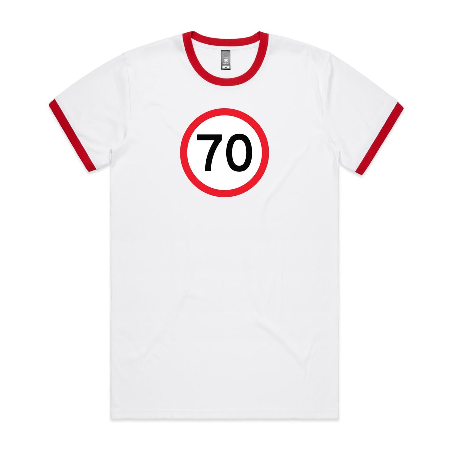 Age Milestone 70 Ringer T Shirts for Men (Unisex)