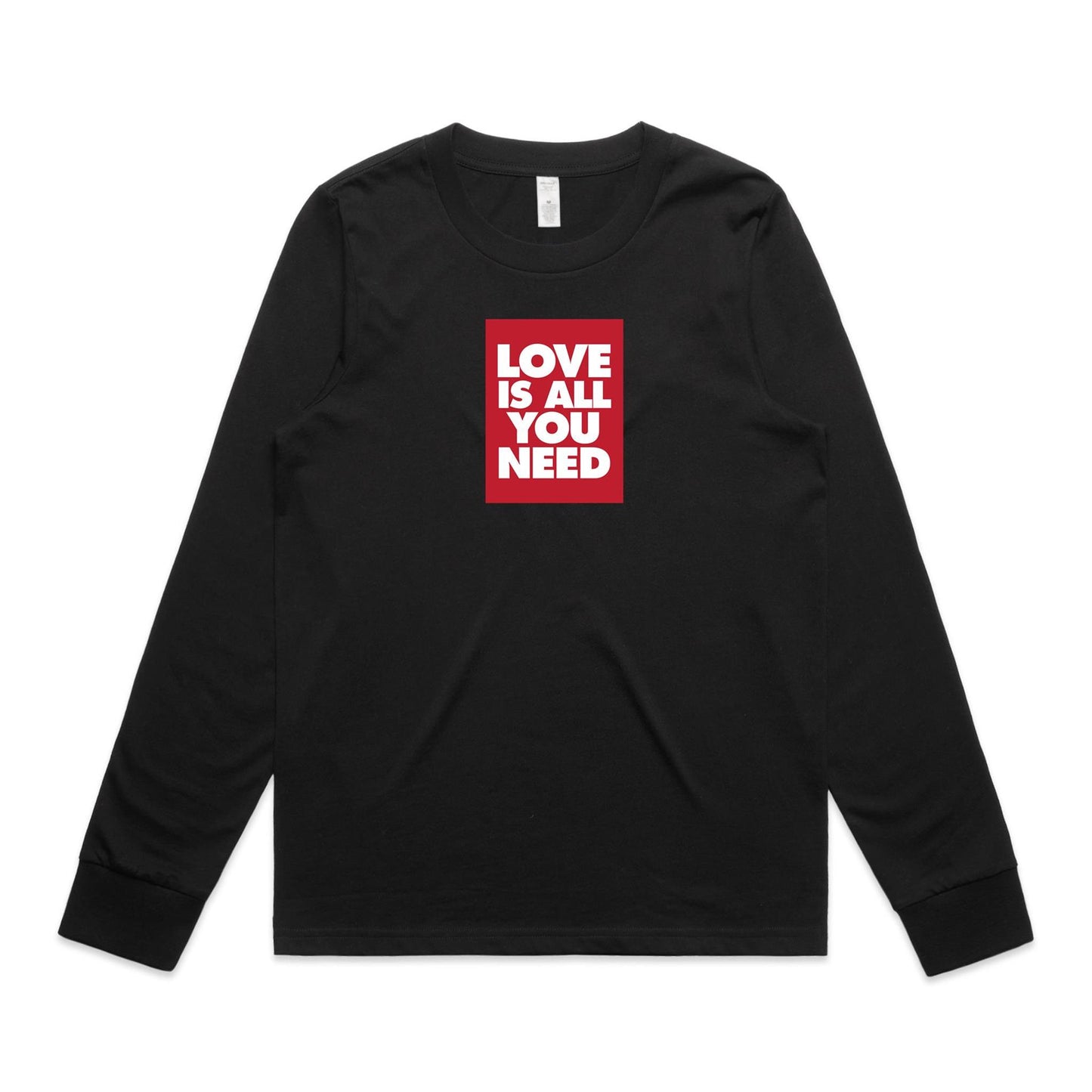 Love is all You Need Long Sleeve T Shirts for Women