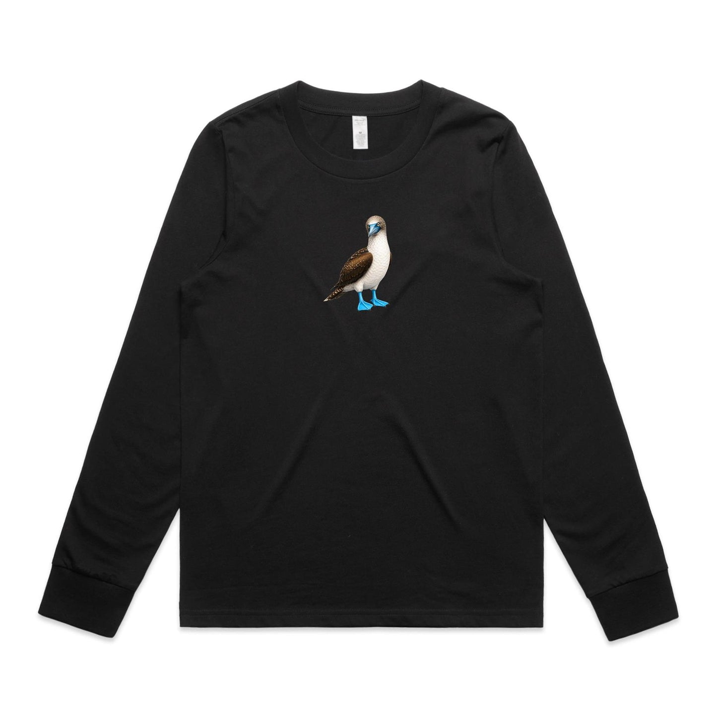 Blue-Footed Booby Long Sleeve T Shirts for Women