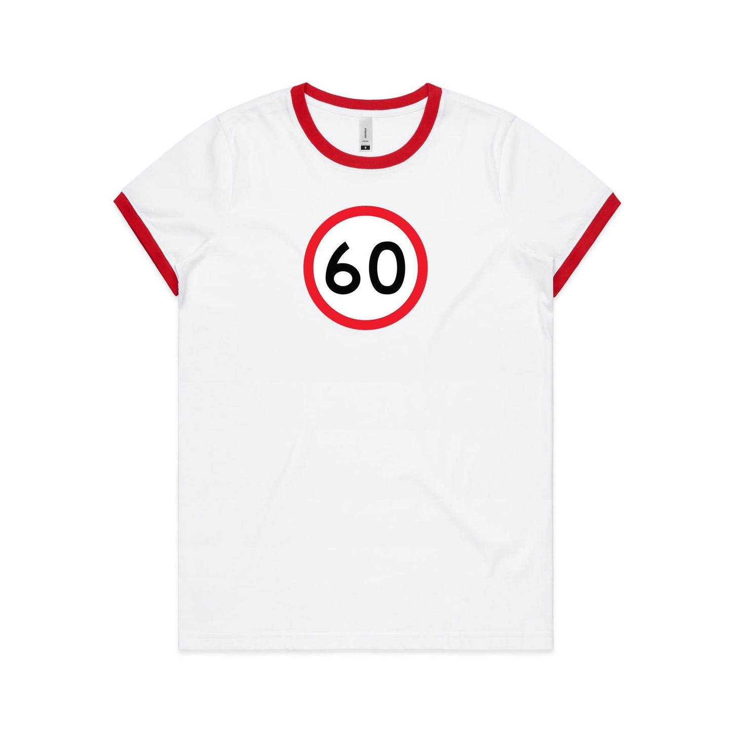 Age Milestone 60 Ringer T Shirts for Women