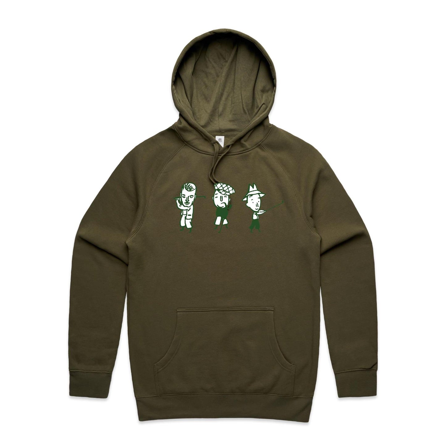 Three Golfers Hoodies for Men (Unisex)