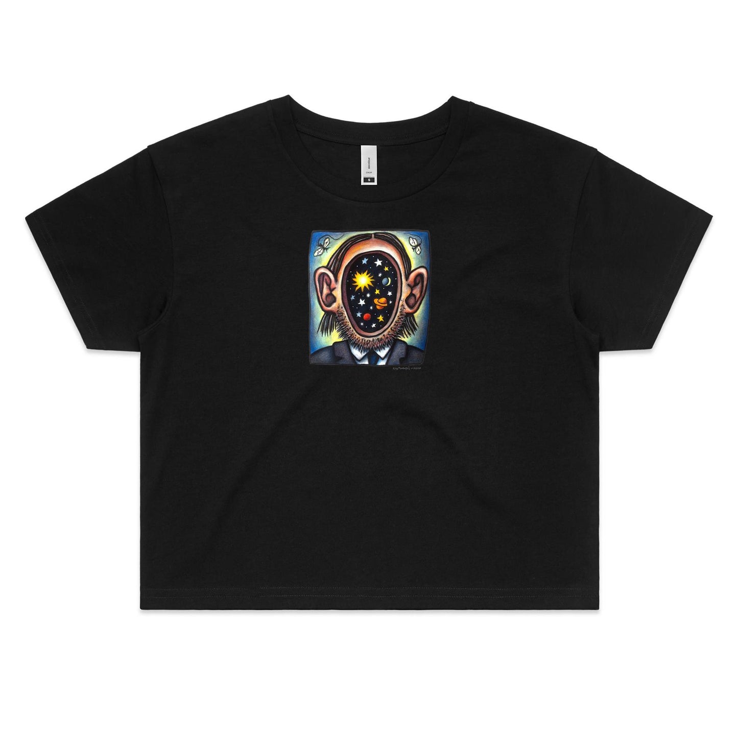 Cranium Universe Crop T Shirts for Women
