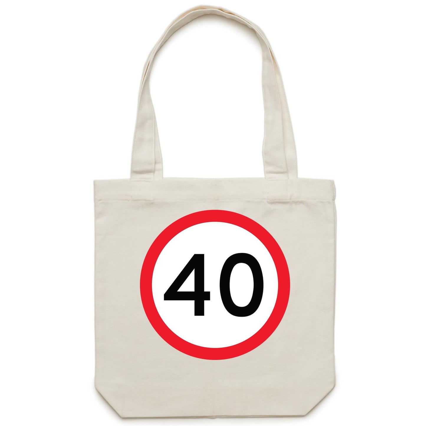 Age Milestone 40 Canvas Tote Bag