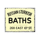 Russian & Turkish Baths Canvas Totes