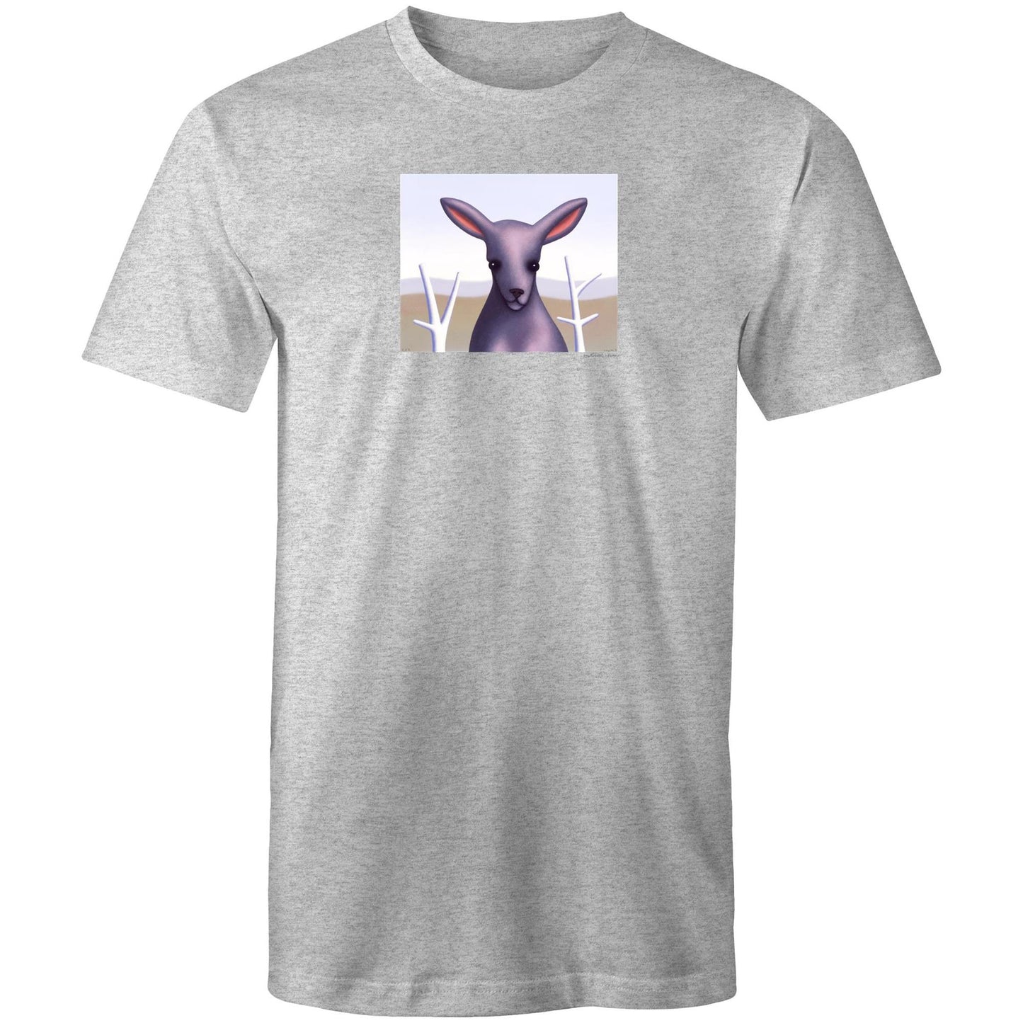 Fluffy the Slightly Pink Kangaroo T Shirts for Men (Unisex)