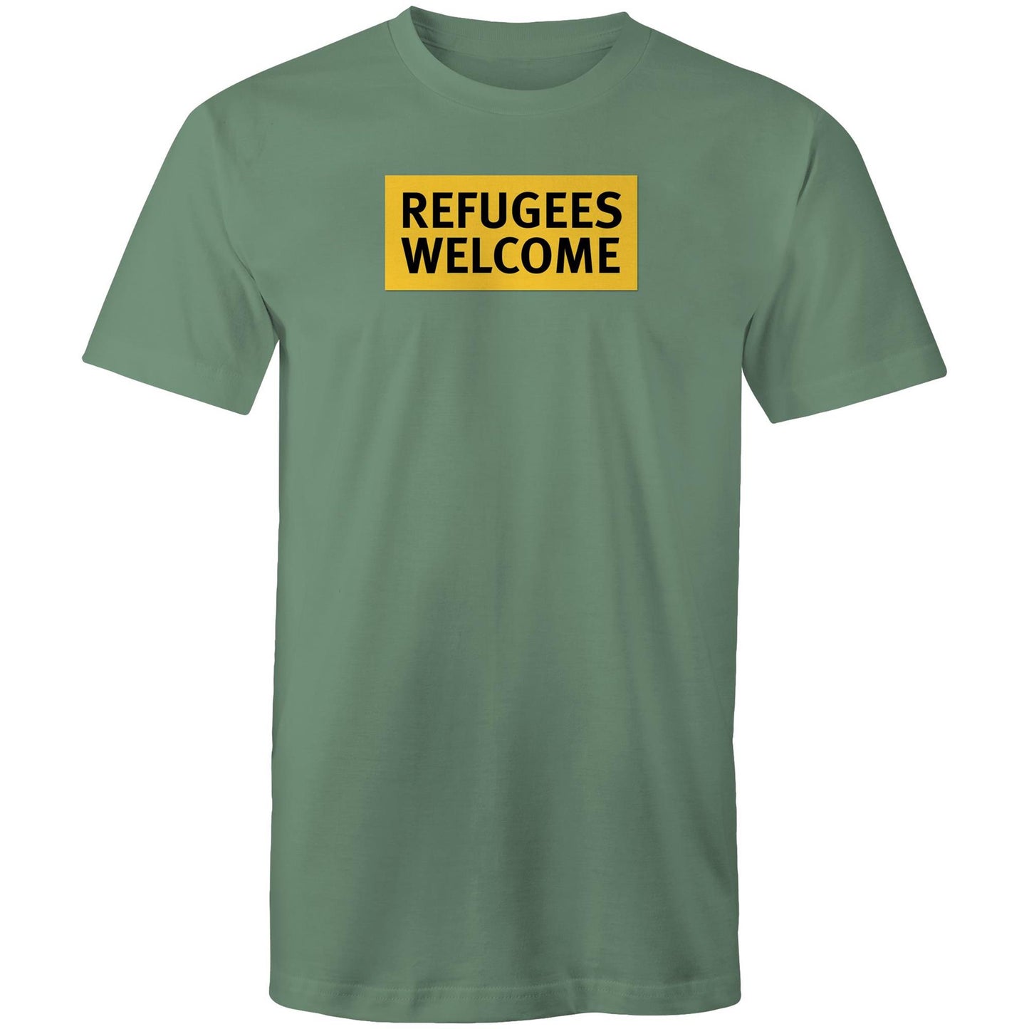 Refugees Welcome T Shirts for Men (Unisex)