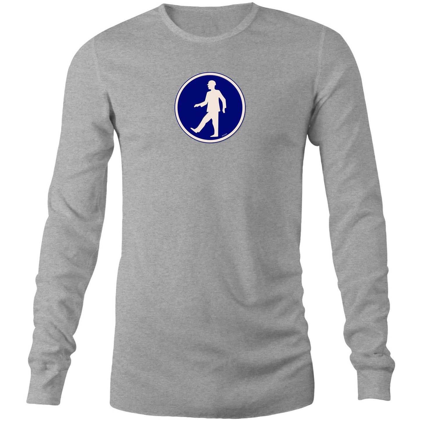 Walking Man Long Sleeve T Shirts