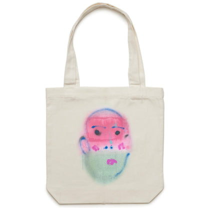 Red Green Face Canvas Tote