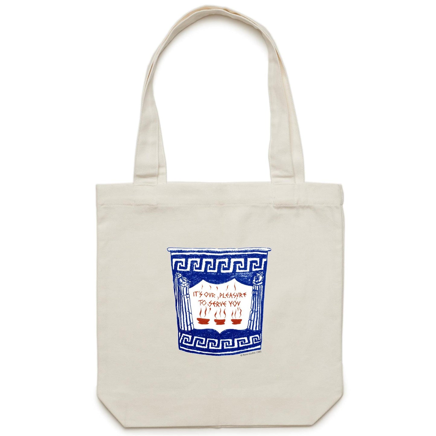 Takeout Coffee Canvas Totes