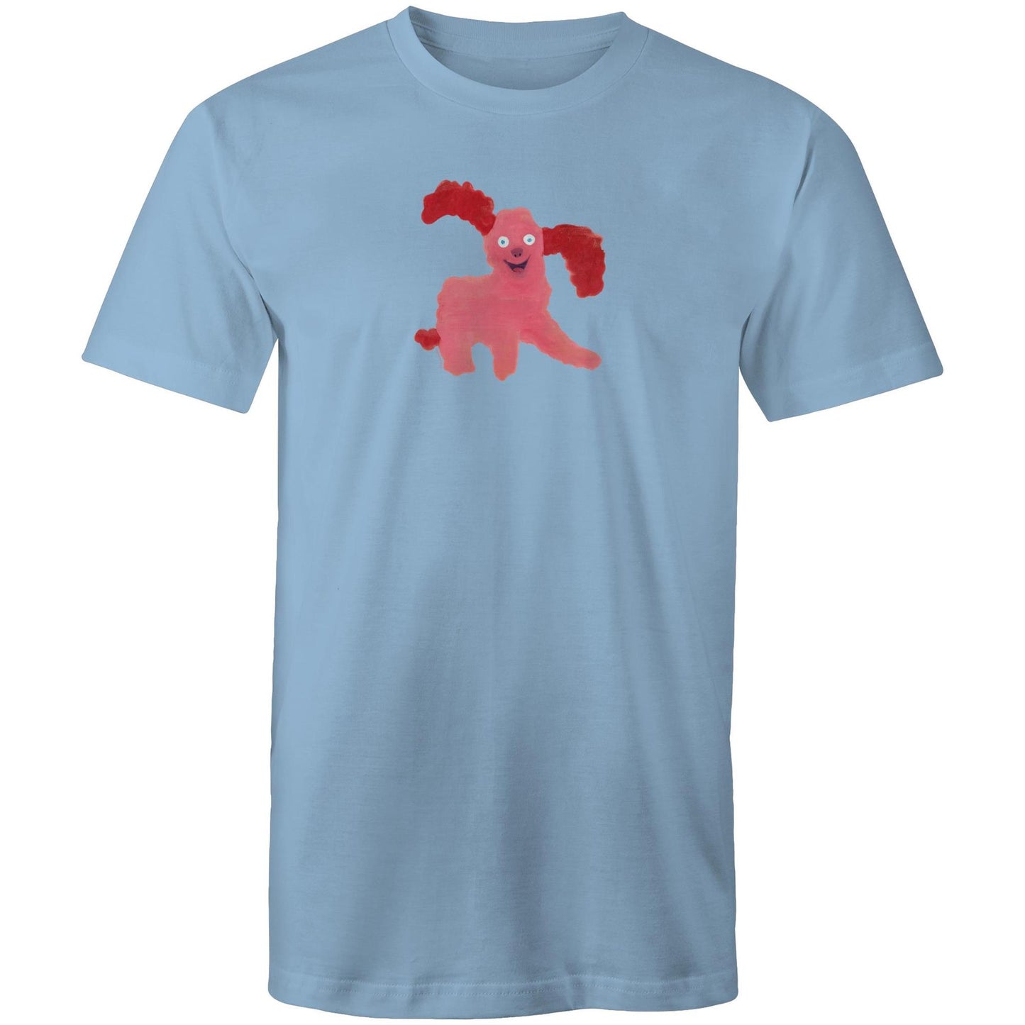 Pink Dog T Shirts for Men (Unisex)