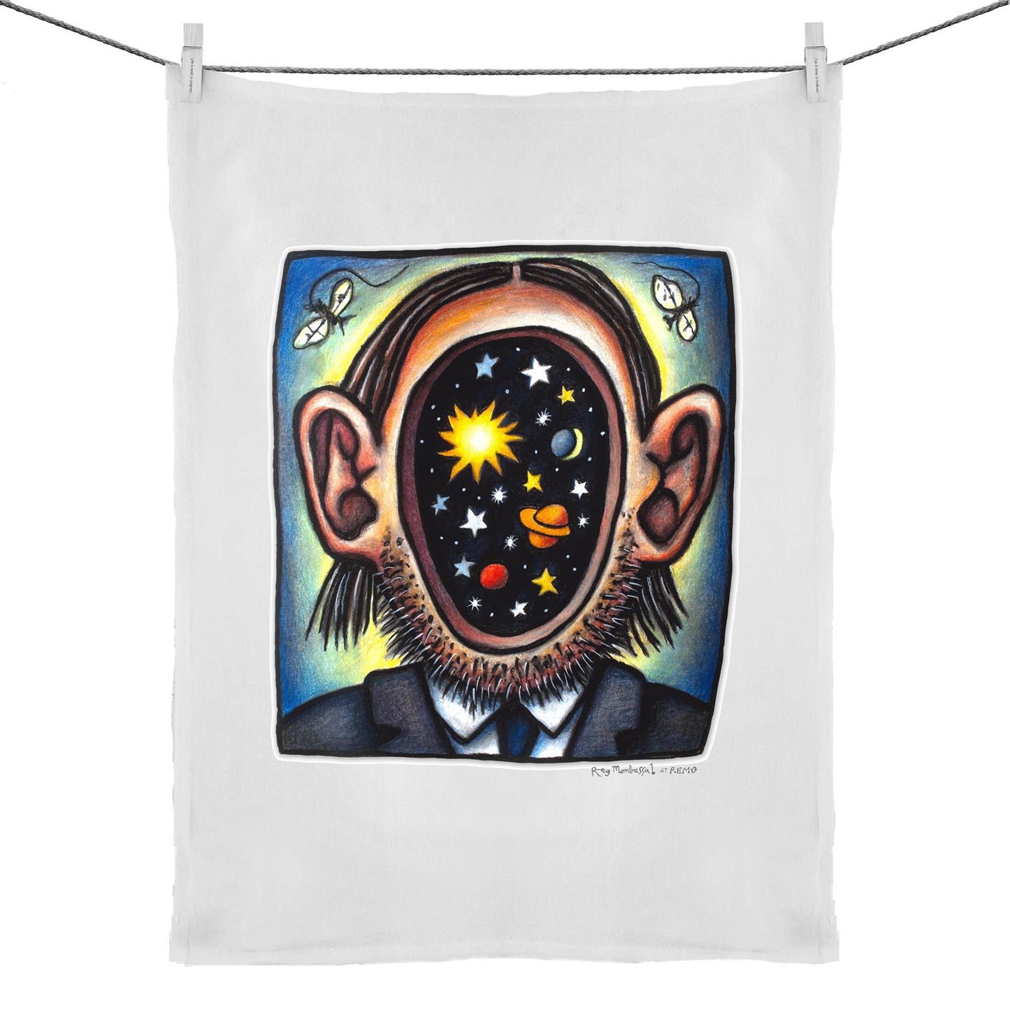 Cranium Universe Tea Towel