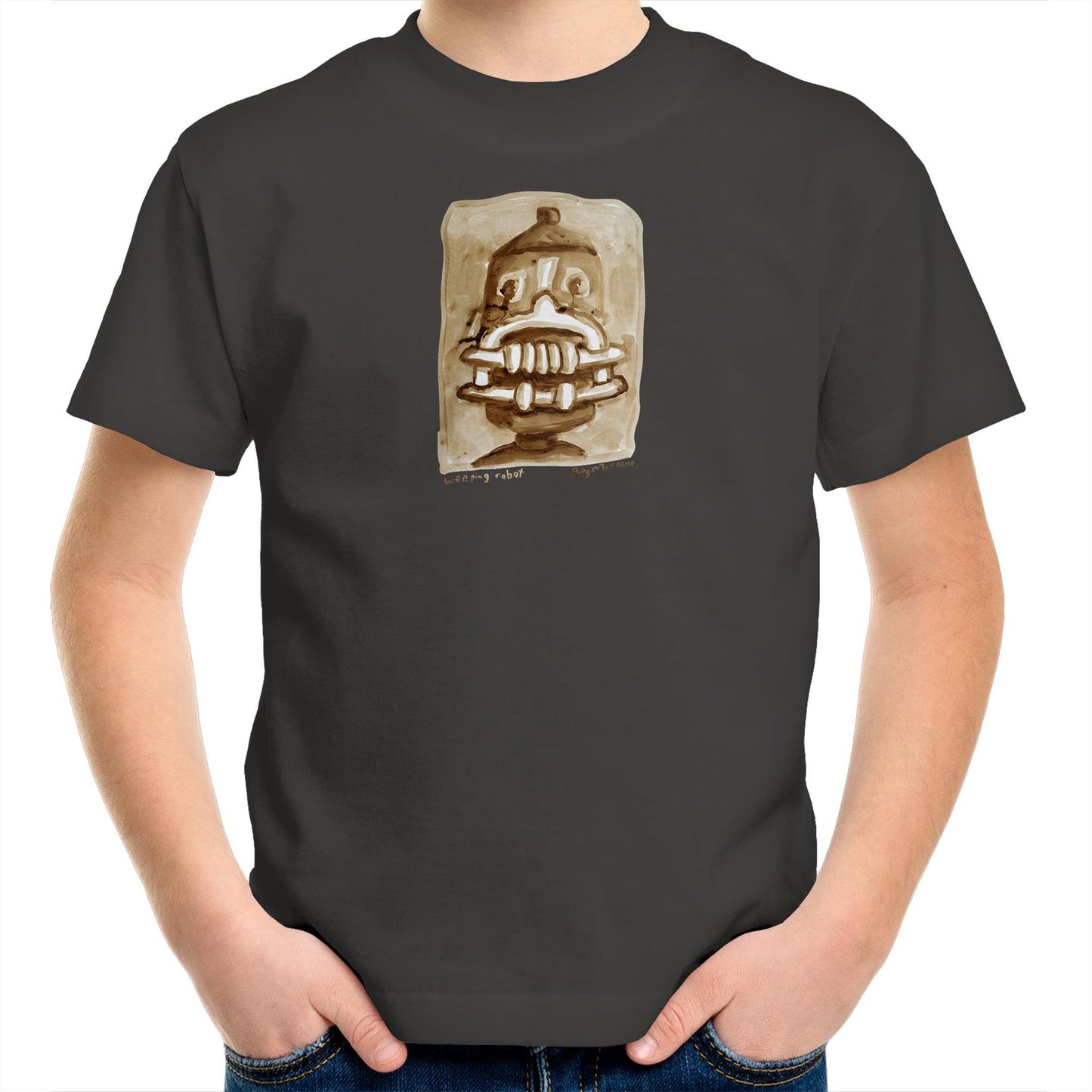 Weeping Robot T Shirts for Kids