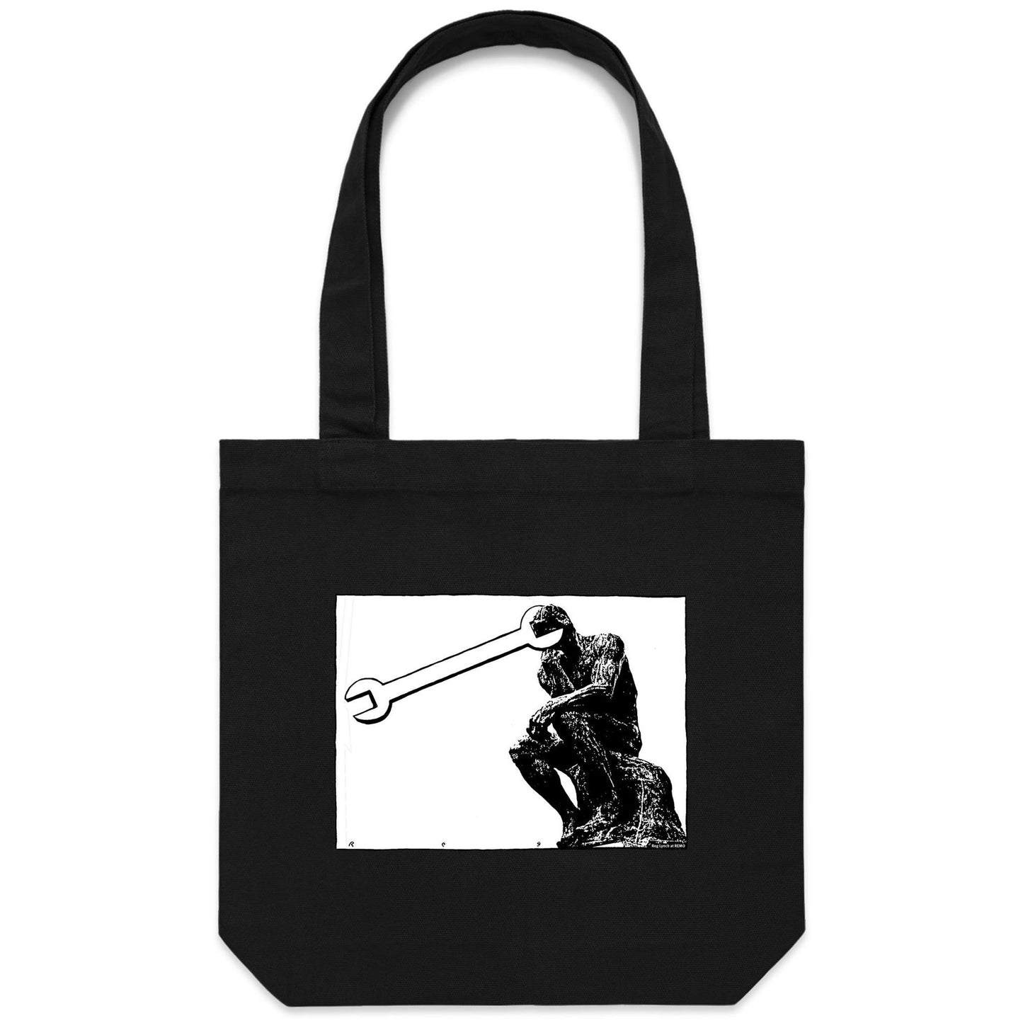 Spanner Man Canvas Totes