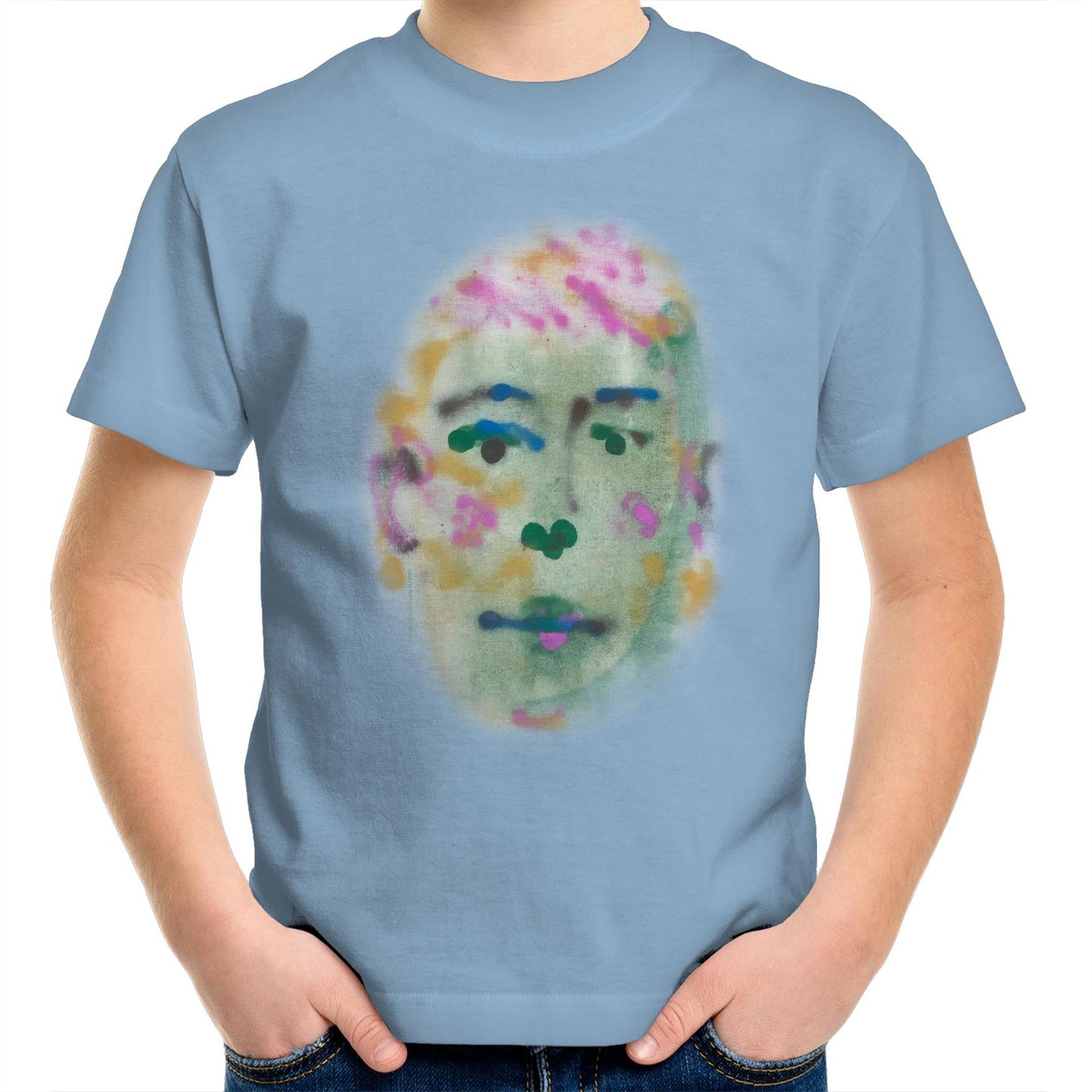 Green Face T Shirts for Kids