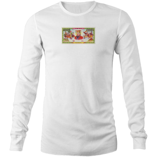Hell Bank Note Long Sleeve T Shirts