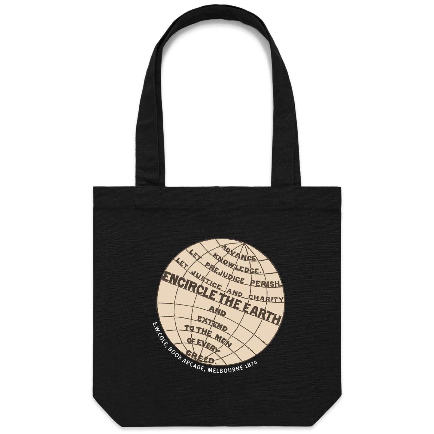 Tribute to E. W. Cole Canvas Totes