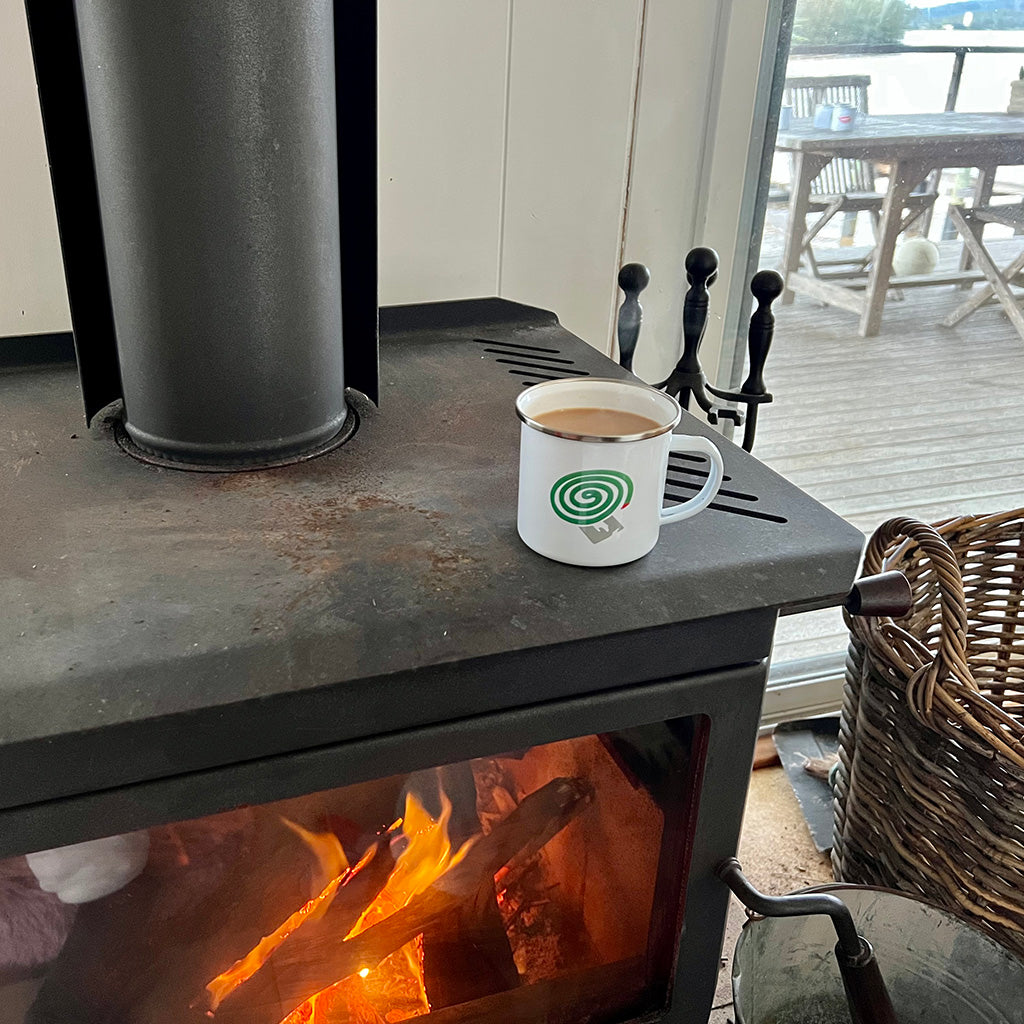 Mosquito Coil Enamel Mug