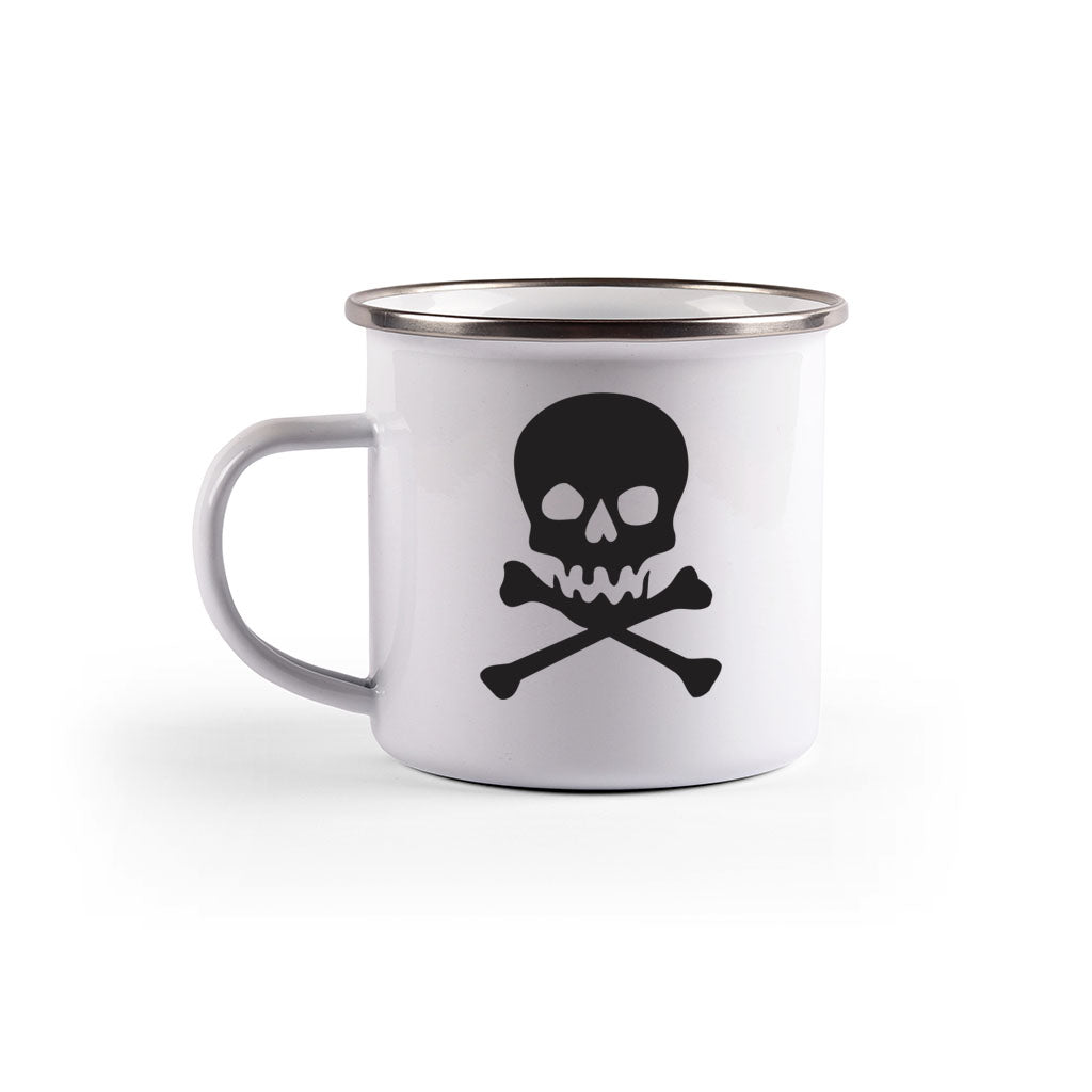 Skull & Cross Bones Enamel Mug