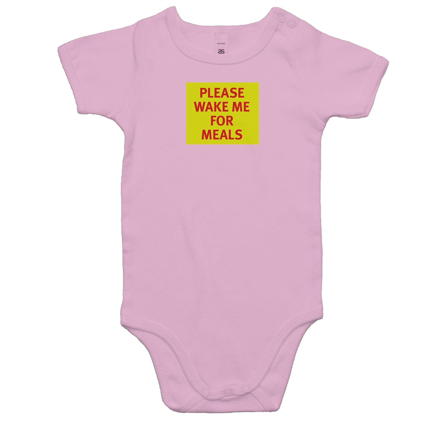 Please Wake Me for Meals Rompers for Babies