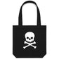 Skull and Cross Canvas Tote
