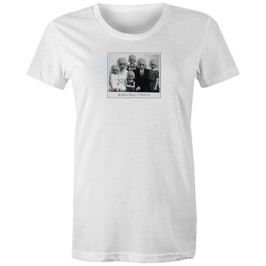 Einstein's Theory of Relatives T Shirts for Women