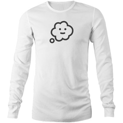Thought Bubble Face Long Sleeve T Shirts