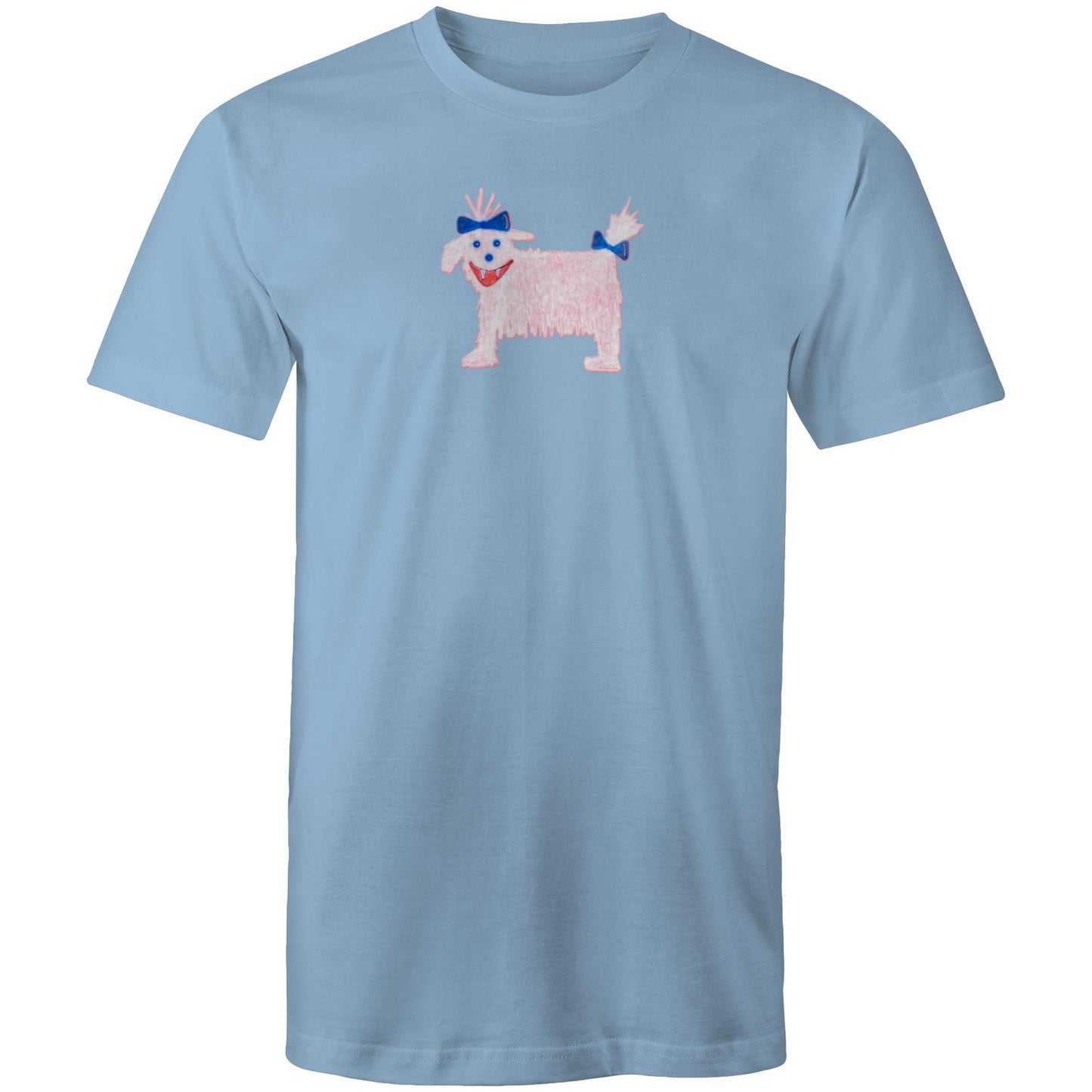 White Dog T Shirts for Men (Unisex)