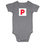 P Plate Rompers for Babies