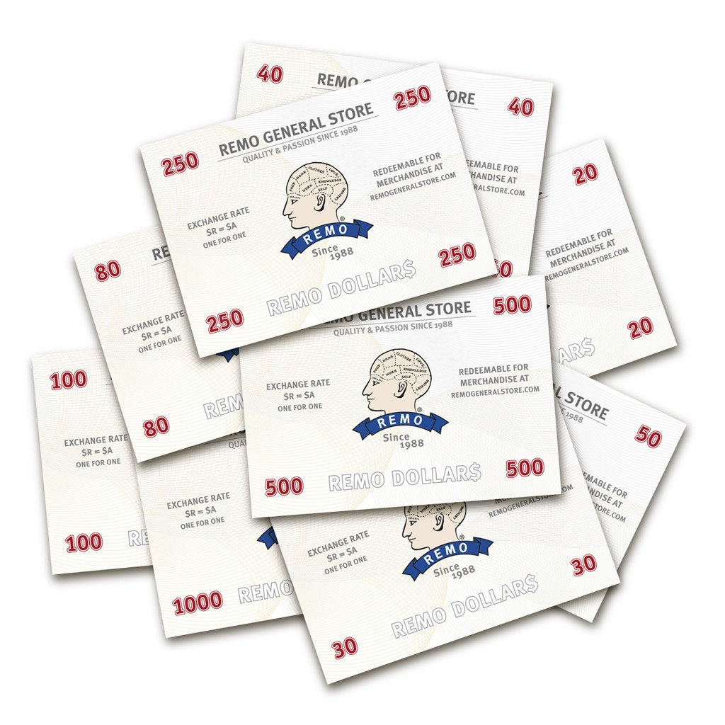 REMO Dollar Gift Vouchers