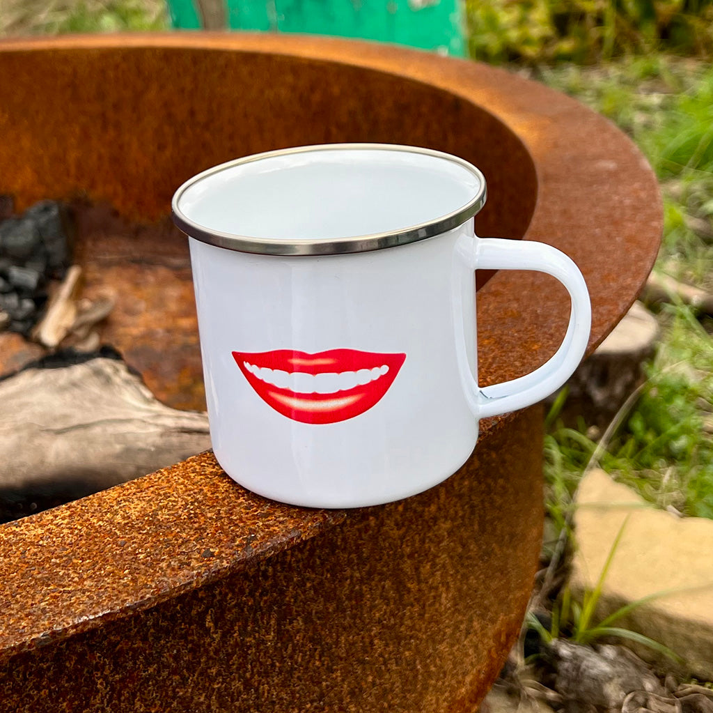 Smile Enamel Mug