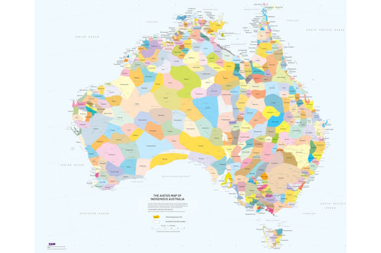 Indigenous Australia Map