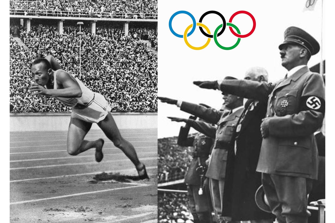 Jesse Owens at the 1936 Berlin Olympics