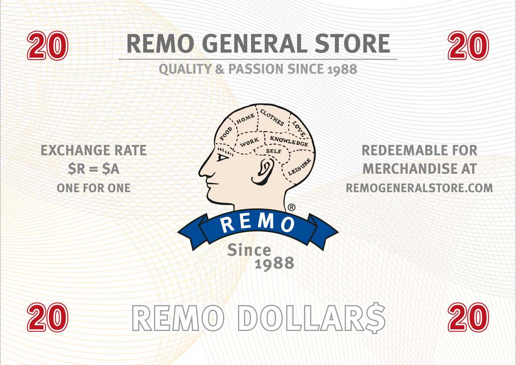 REMO Dollar Gift Vouchers