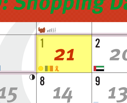 It's 1 December. 21 REMO Shopping Days to Go!