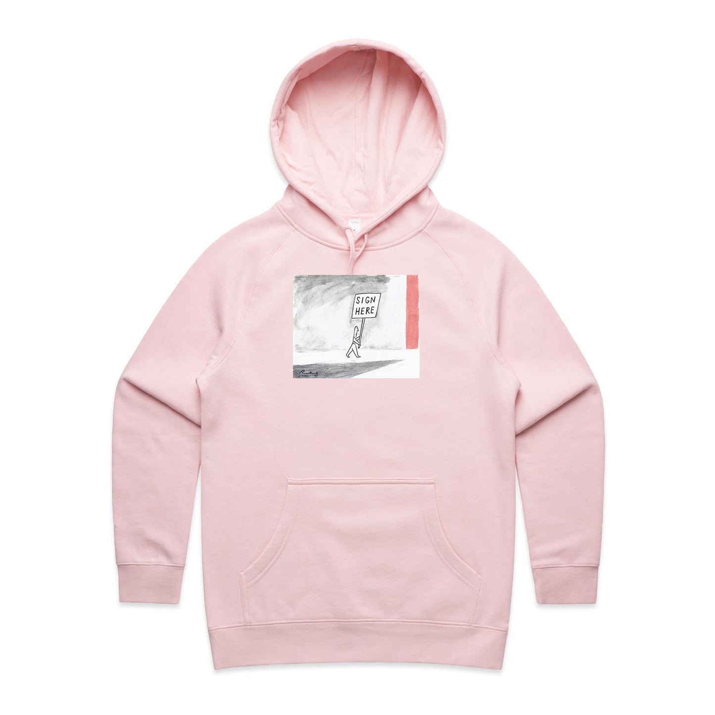 Sign Here Hoodies for Women