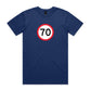 Age Milestone 70 T Shirts for Men (Unisex)