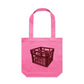 Milk Crate Canvas Totes