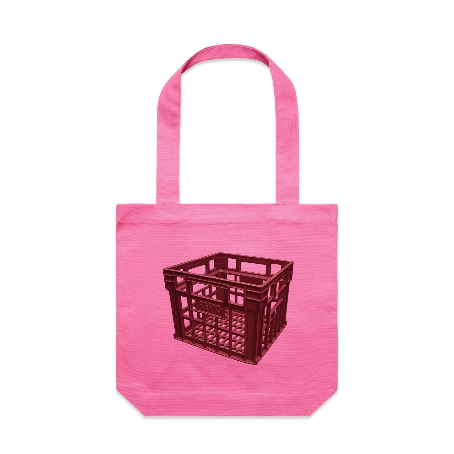 Milk Crate Canvas Totes