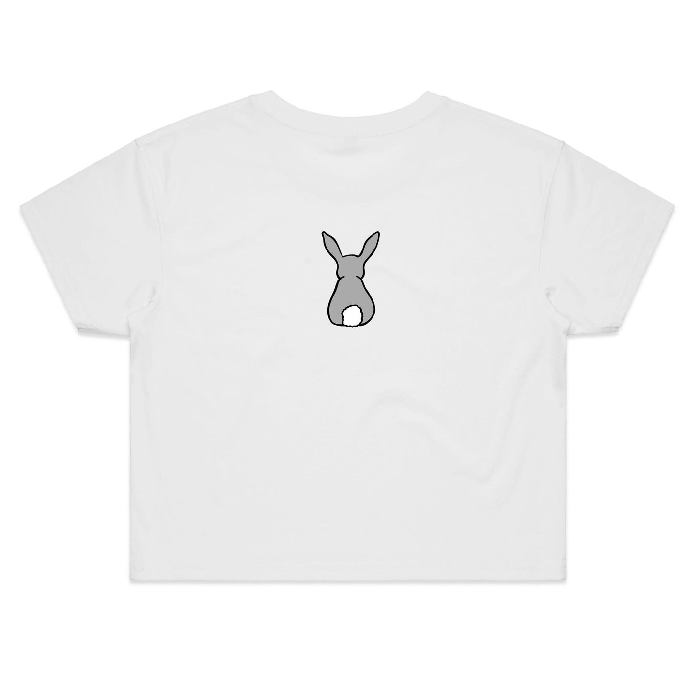 Carrot & Bunny Crop T Shirt for Women