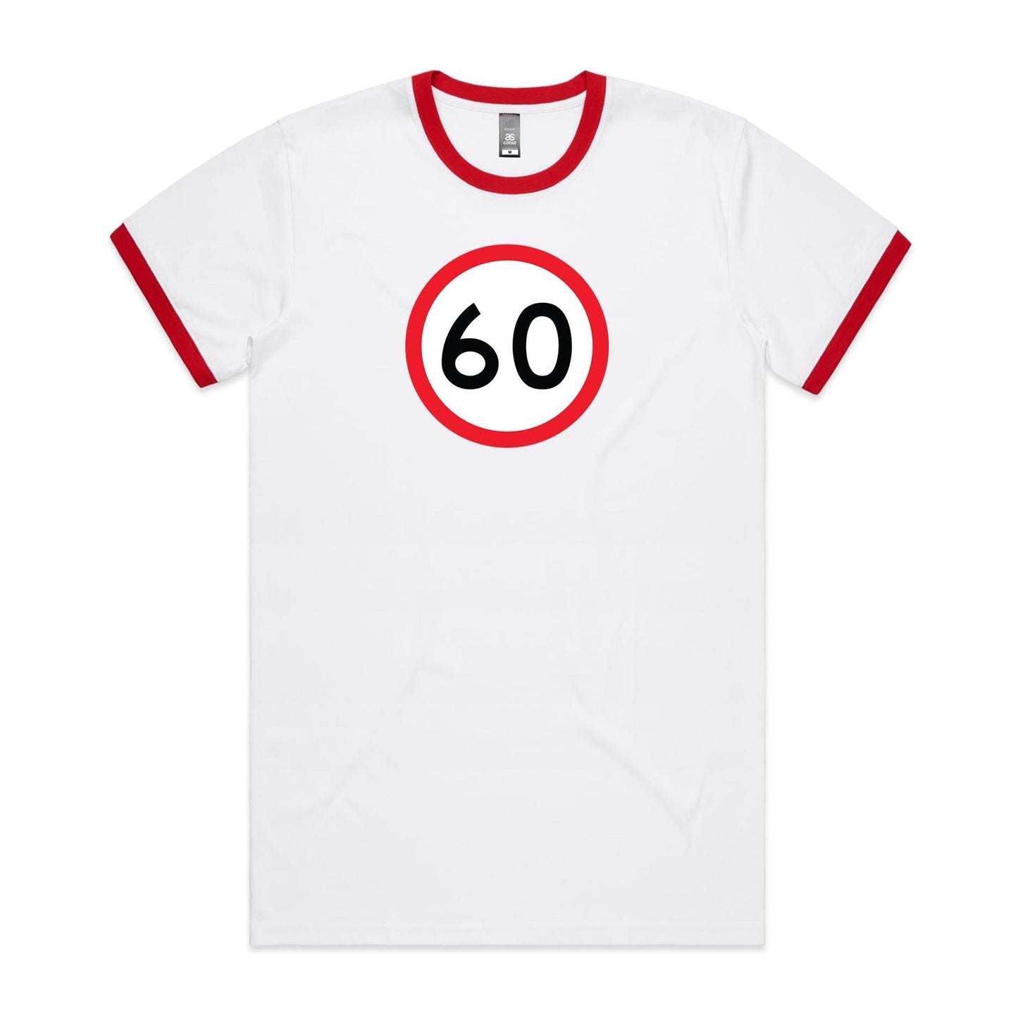 Age Milestone 60 Ringer T Shirts for Men (Unisex)